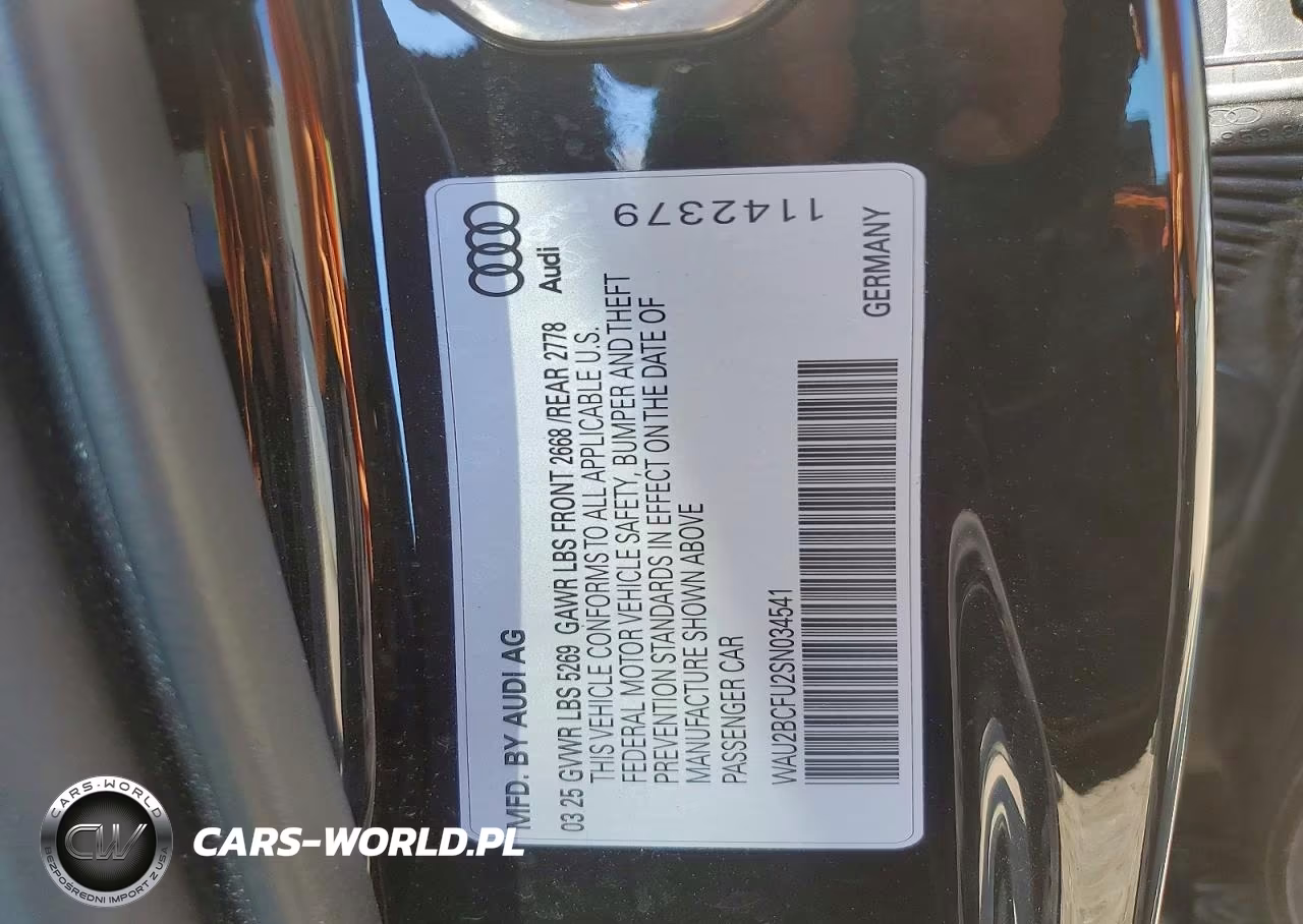 2025 Audi A5 Premium Plus VIN:WAU2BCFU2SN034541 - 12