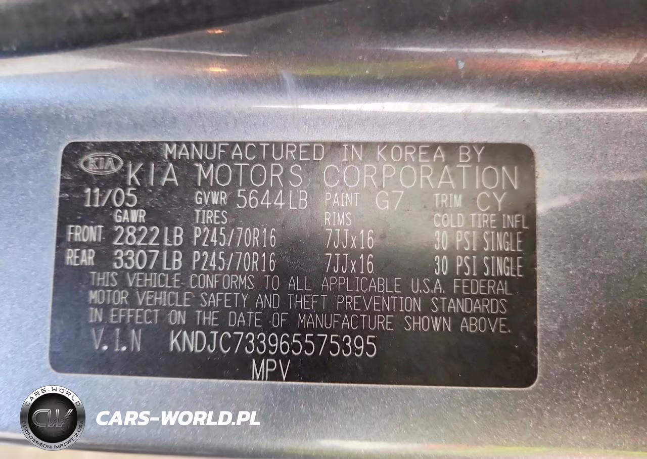 2006 Kia Sorento Lx VIN:KNDJC733965575395 - 12