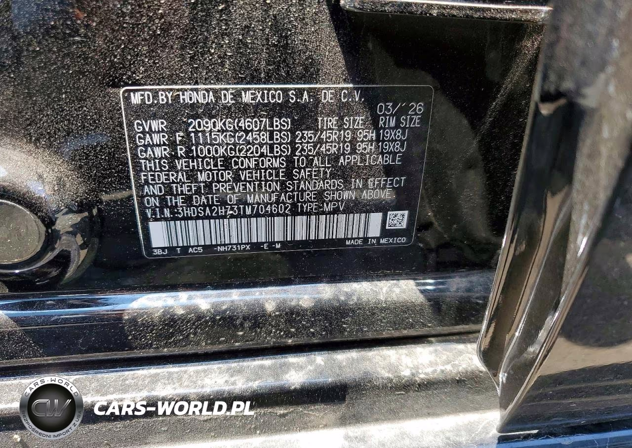 2026 Acura Adx A-Spec Advance VIN:3HDSA2H73TM704602 - 14
