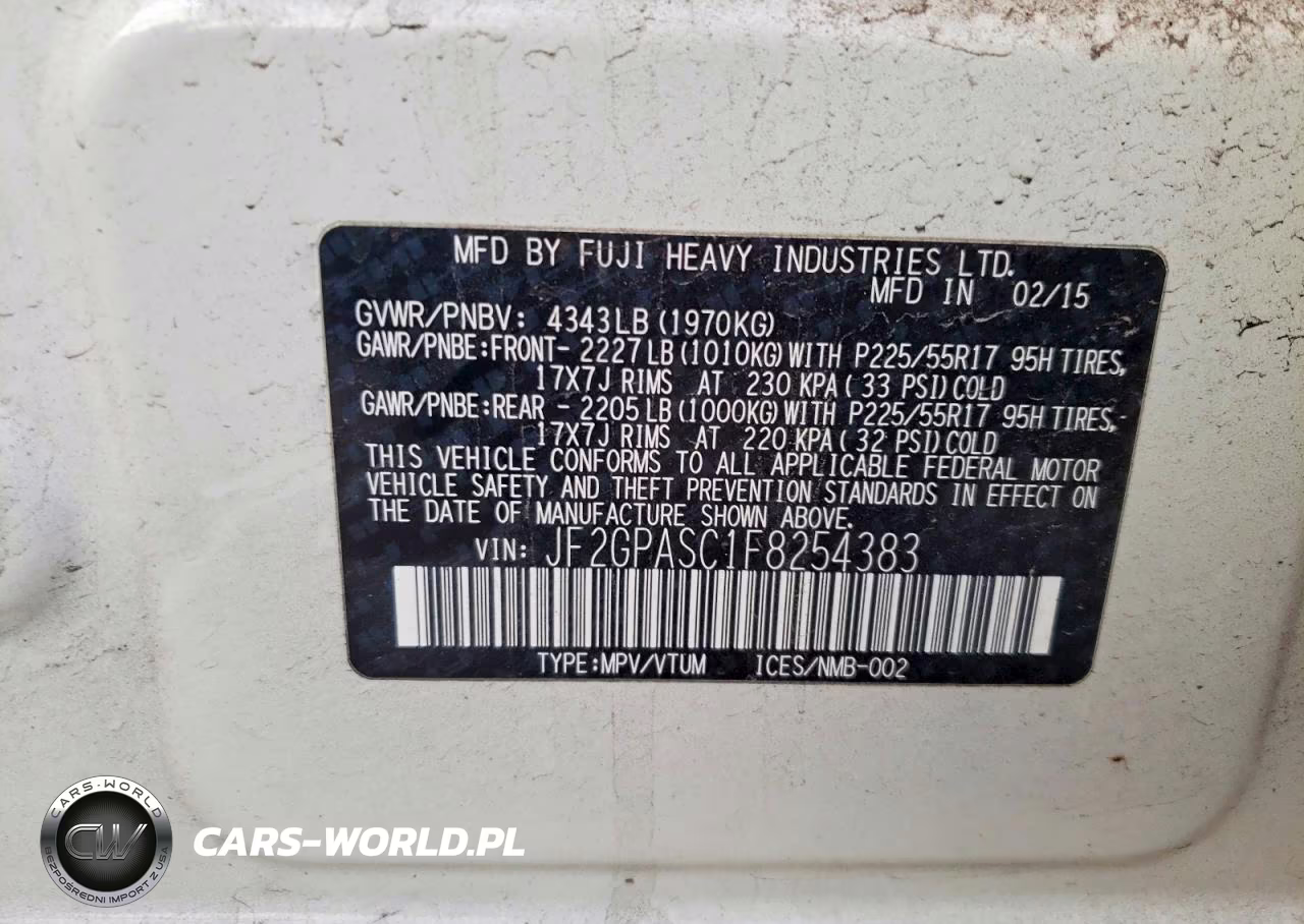2015 Subaru Xv Crosstrek Sport Limited VIN:JF2GPASC1F8254383 - 13