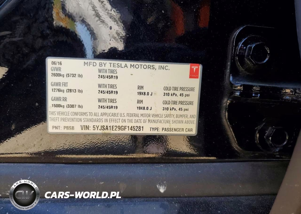 2016 Tesla Model S VIN:5YJSA1E29GF145281 - 12