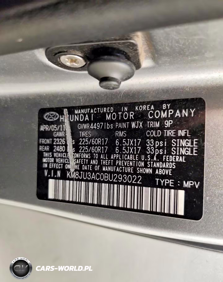 2011 Hyundai Tucson Gls VIN:KM8JU3AC0BU293022 - 13