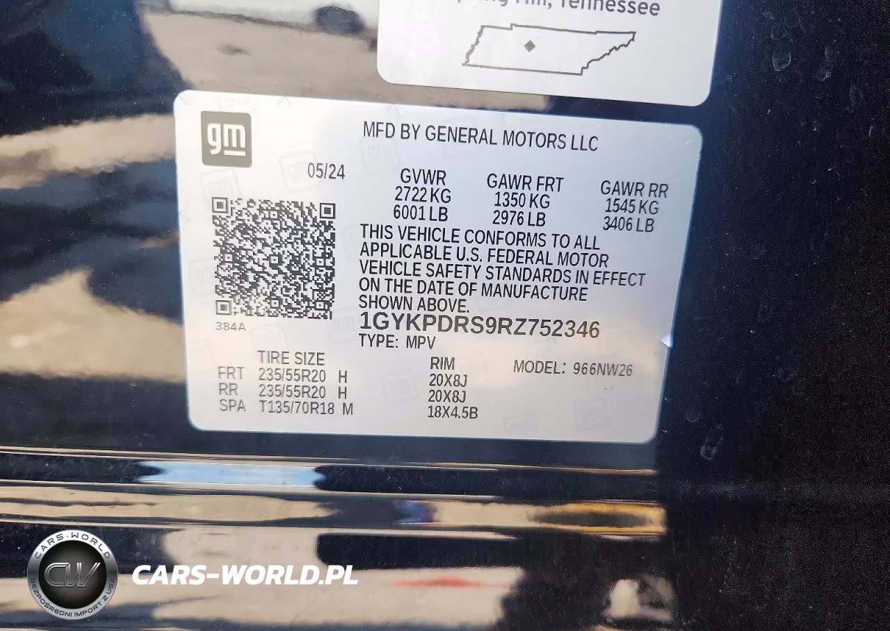 2024 Cadillac Xt6 Premium Luxury VIN:1GYKPDRS9RZ752346 - 13