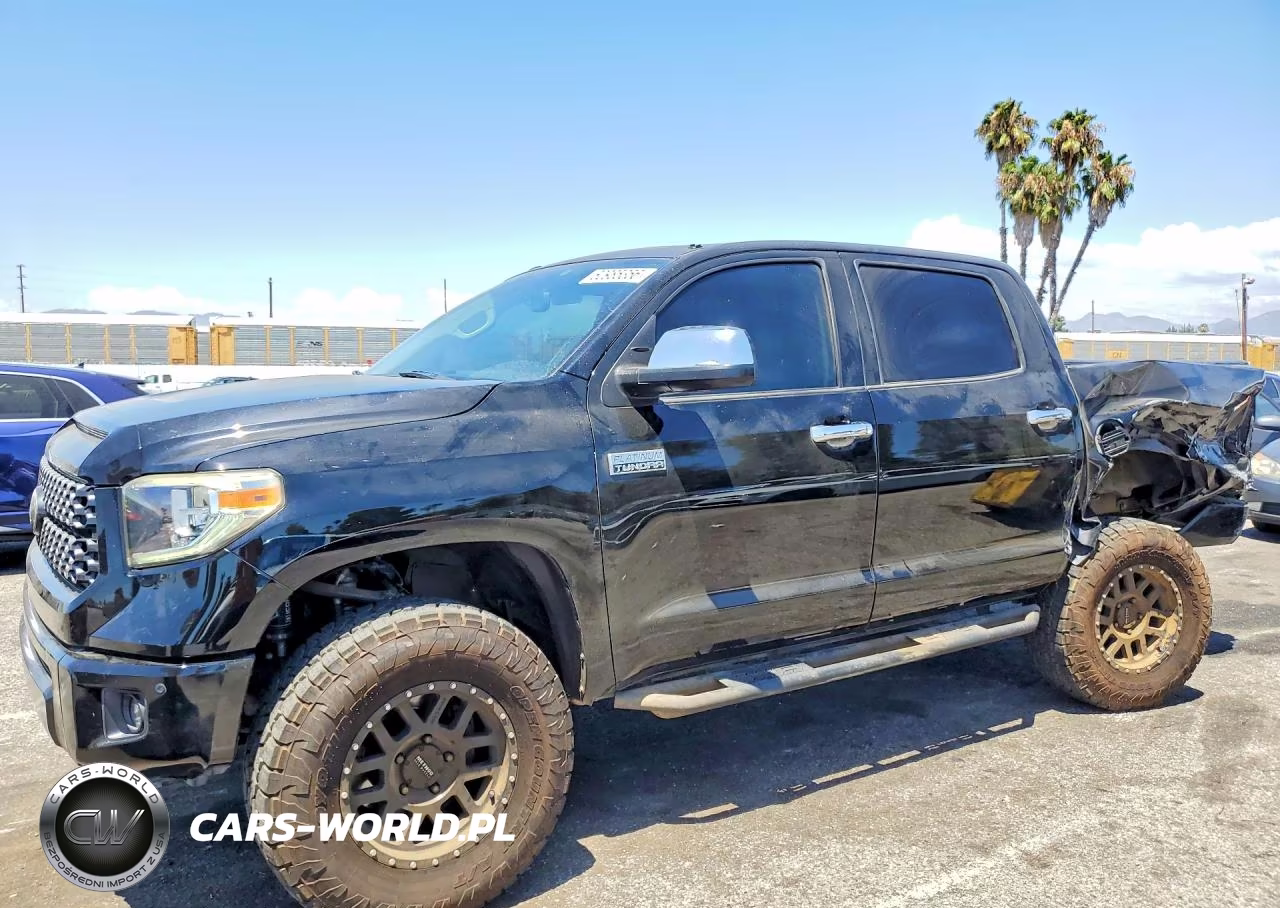 2018 Toyota Tundra Platinum VIN:5TFAY5F11JX742636 - 1
