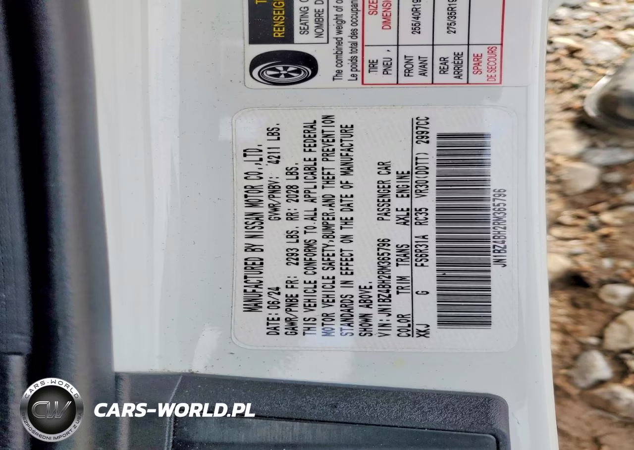 2024 Nissan Z Performance VIN:JN1BZ4BH2RM365796 - 13