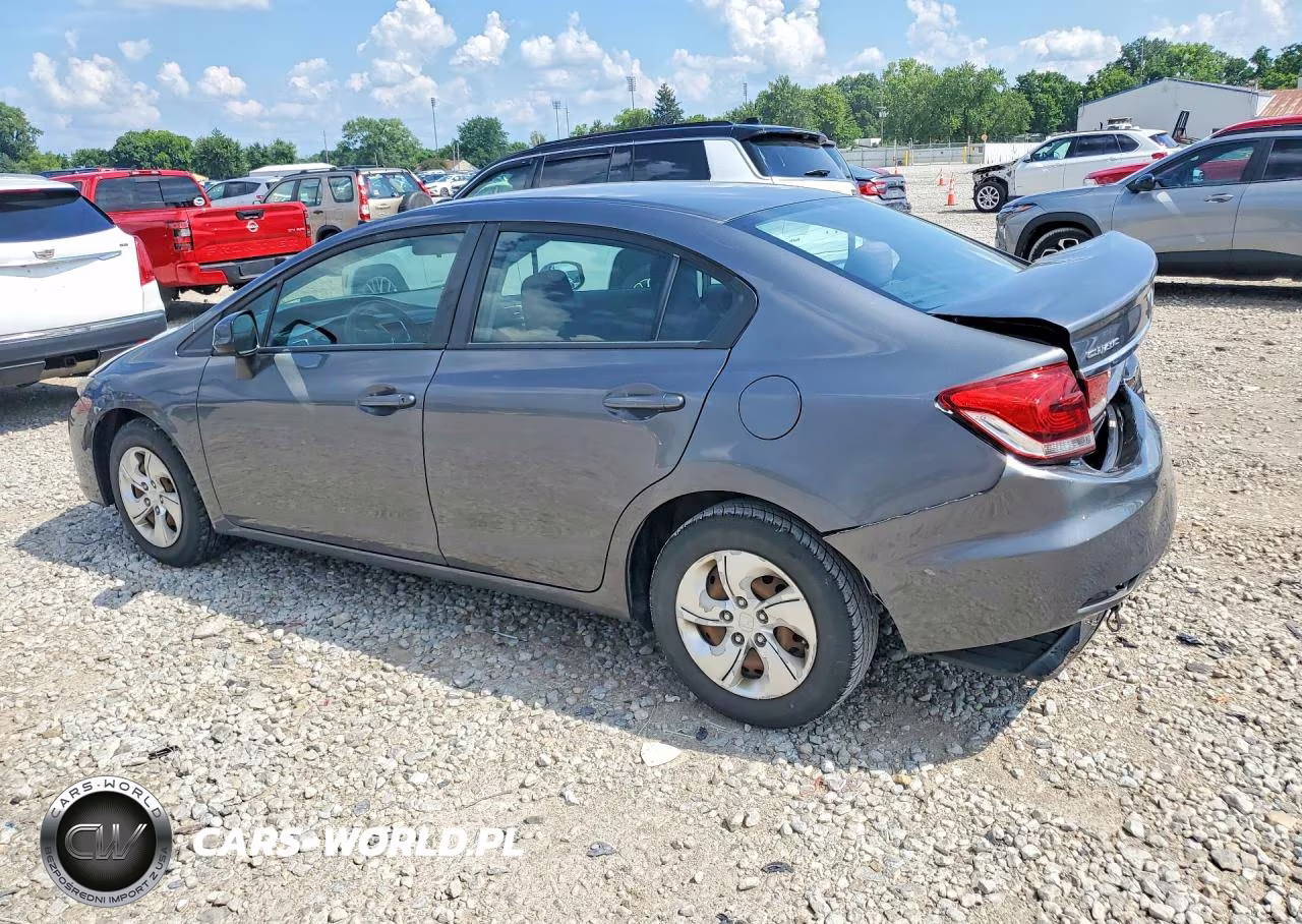 2013 Honda Civic Lx VIN:19XFB2F53DE093533 - 2