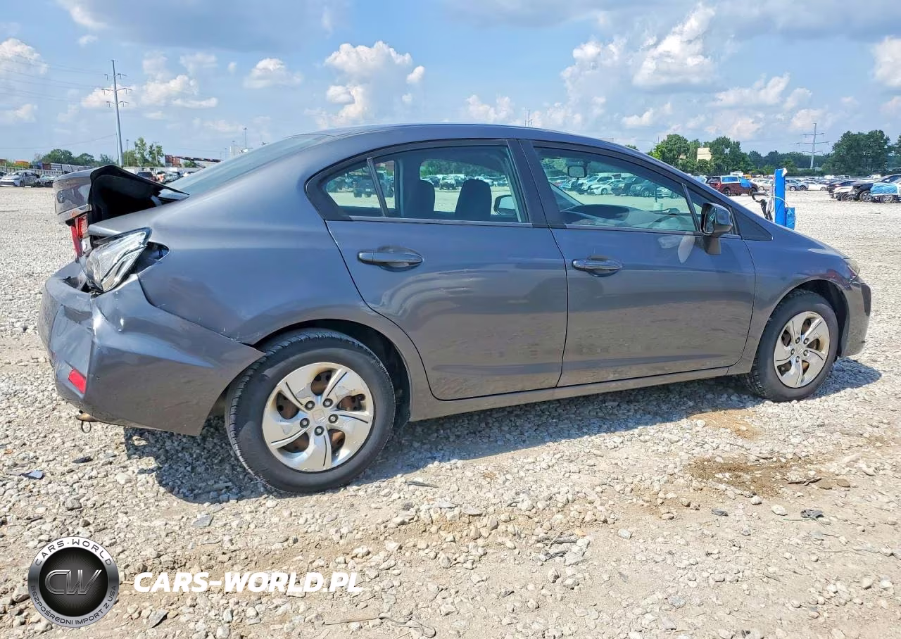 2013 Honda Civic Lx VIN:19XFB2F53DE093533 - 3