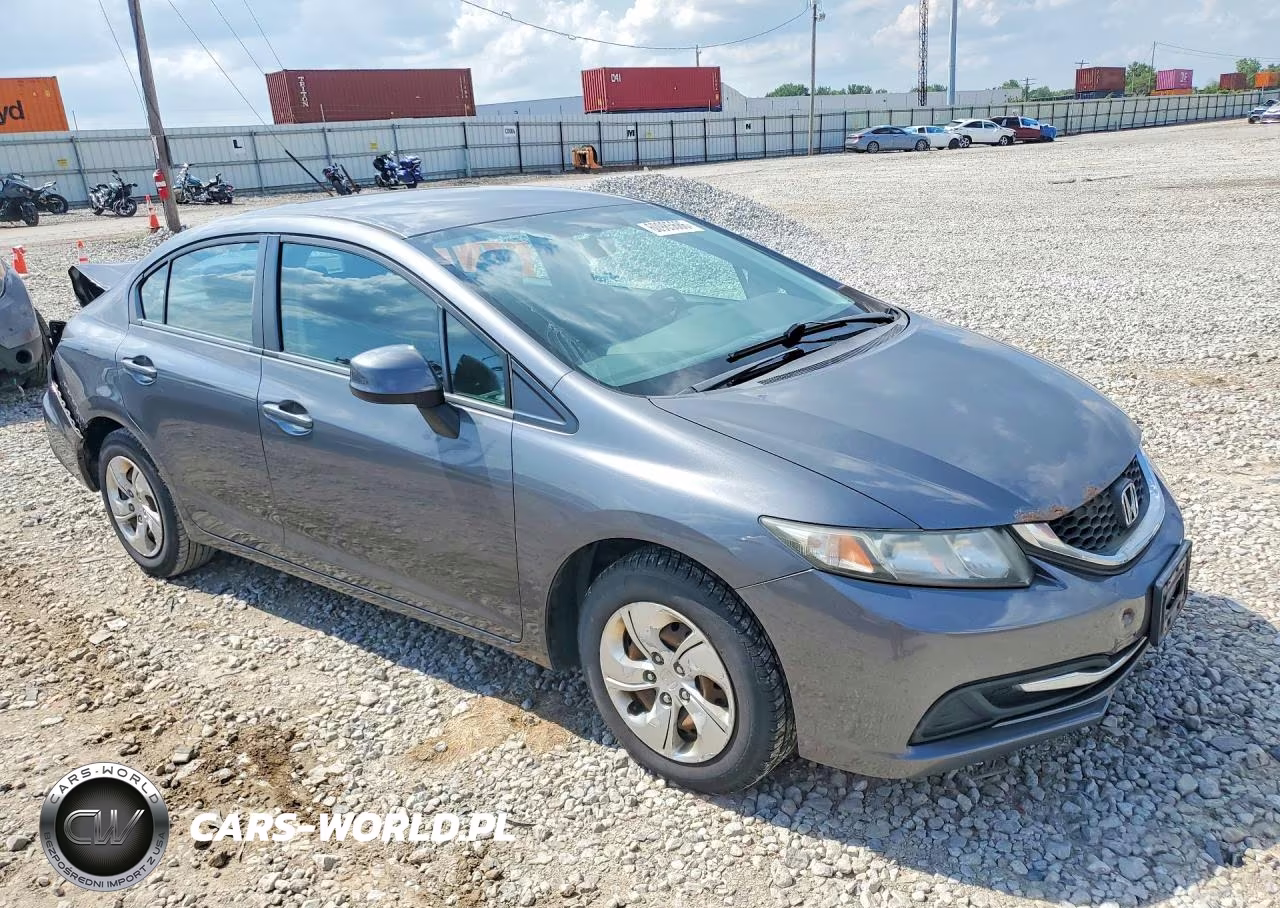 2013 Honda Civic Lx VIN:19XFB2F53DE093533 - 4