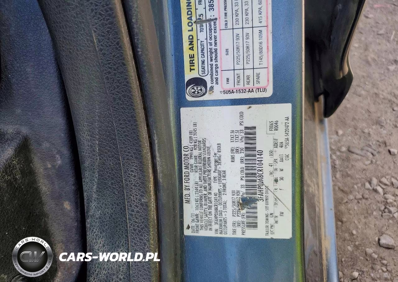 2012 Ford Fusion Sel VIN:3FAHP0JA8CR104140 - 12
