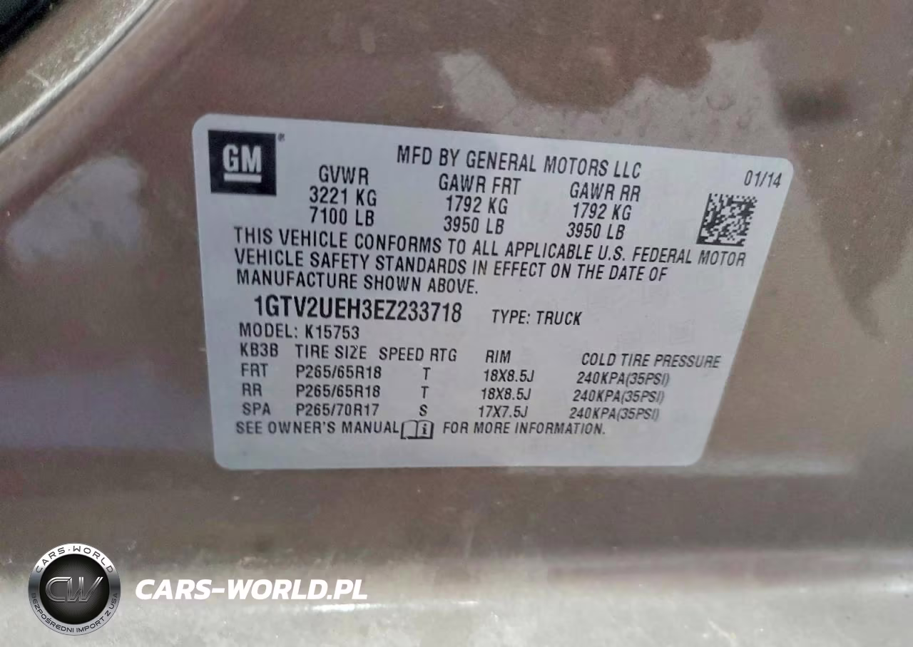 2014 GMC Sierra K1500 Sle VIN:1GTV2UEH3EZ233718 - 12