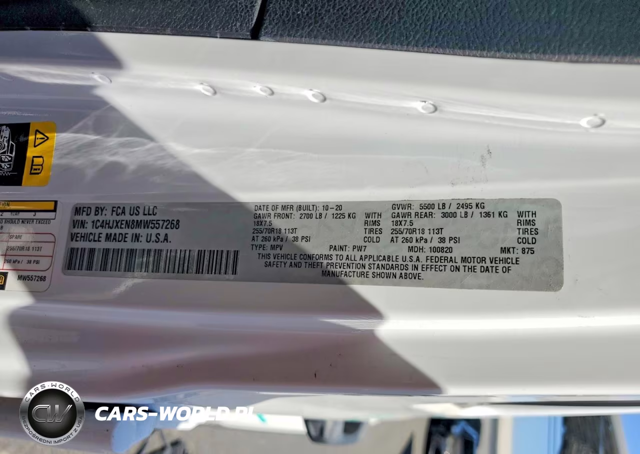 2021 Jeep Wrangler Unlimited Sahara VIN:1C4HJXEN8MW557268 - 12
