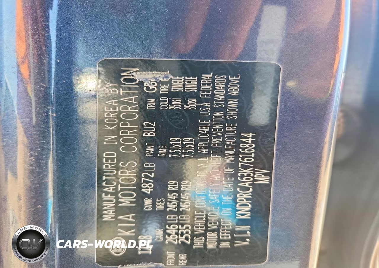 2019 Kia Sportage Sx VIN:KNDPRCA63K7616844 - 13