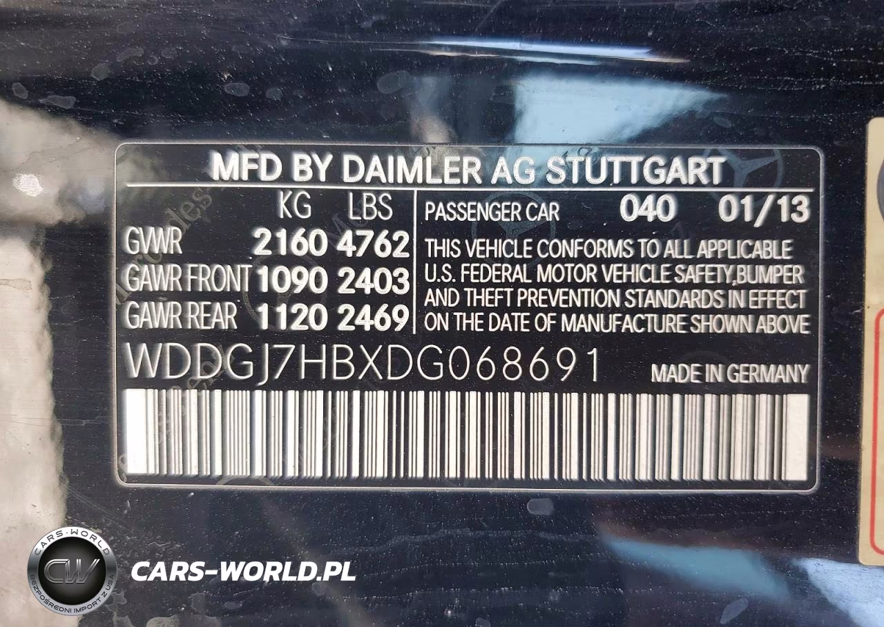 2013 Mercedes-Benz C 63 Amg VIN:WDDGJ7HBXDG068691 - 12