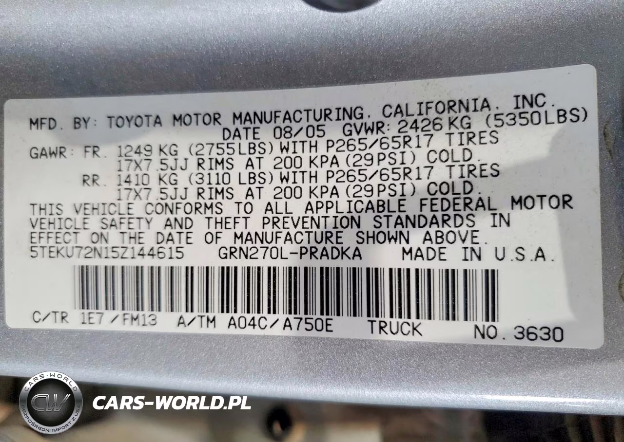 2005 Toyota Tacoma Double Cab Prerunner Long Bed VIN:5TEKU72N15Z144615 - 12
