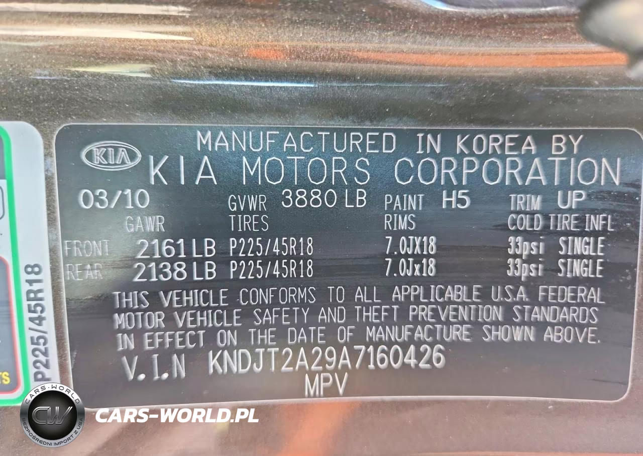 2010 Kia Soul + VIN:KNDJT2A29A7160426 - 13