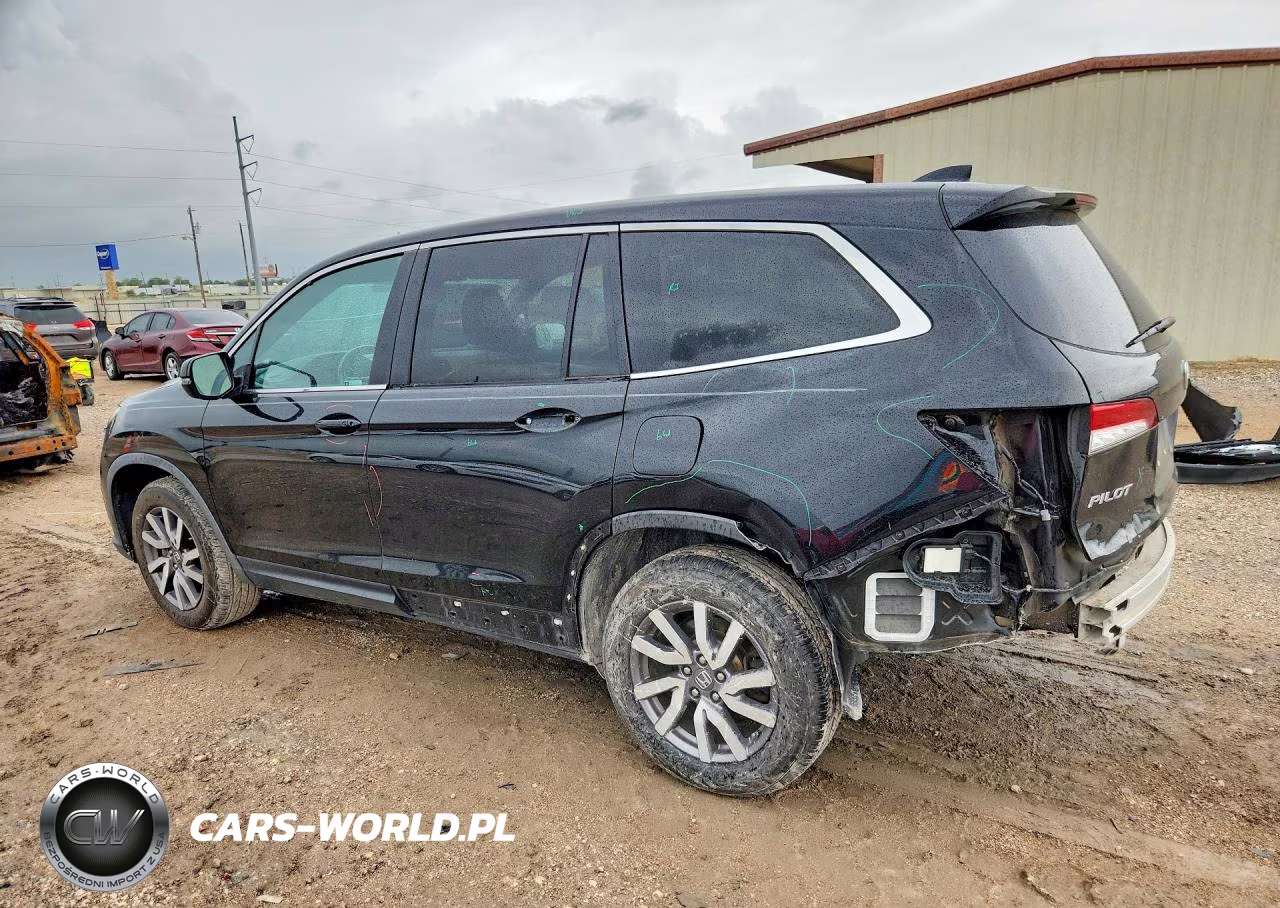 2019 Honda Pilot Exl VIN:5FNYF5H59KB015292 - 2