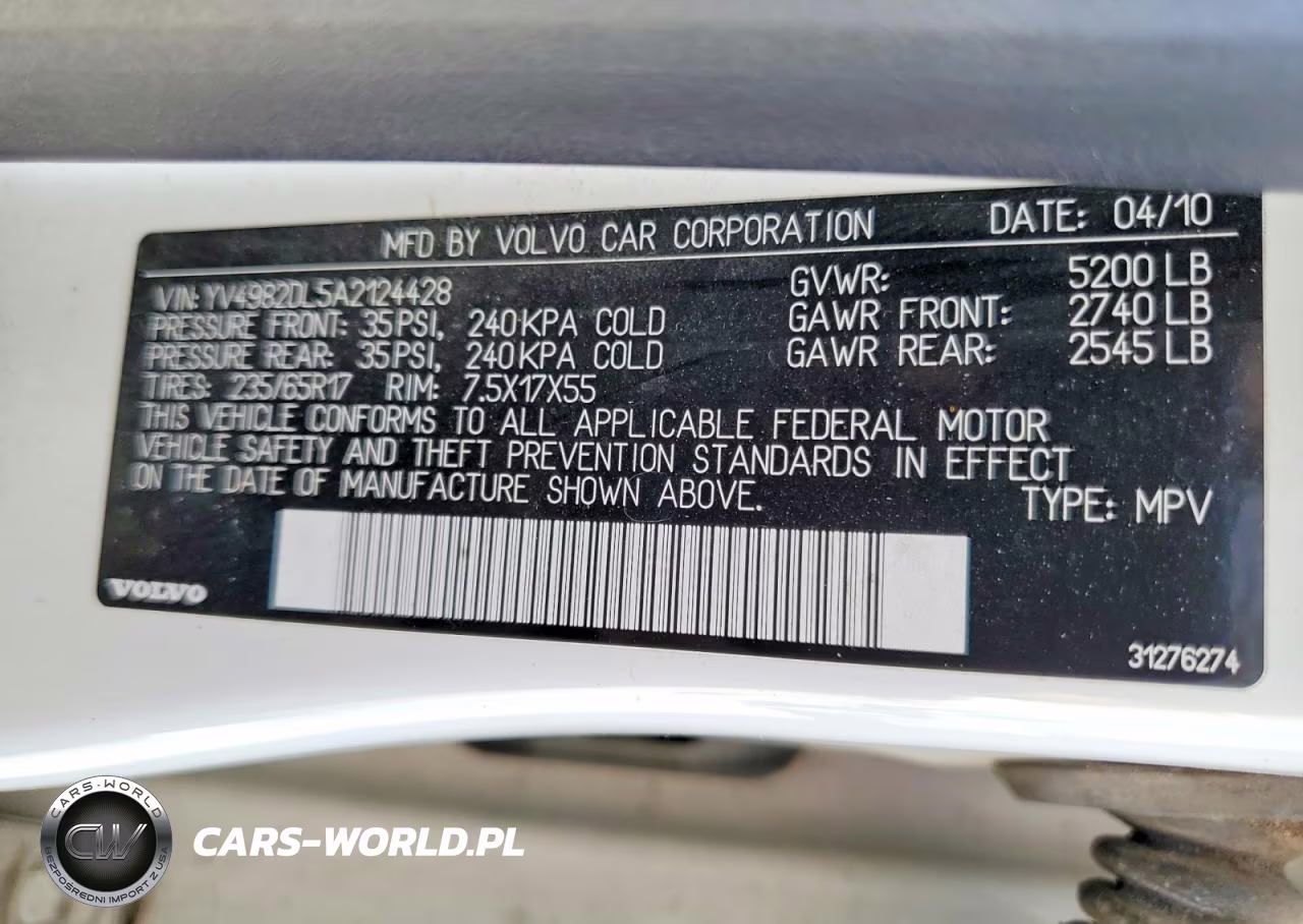 2010 Volvo Xc60 3.2 VIN:YV4982DL5A2124428 - 13