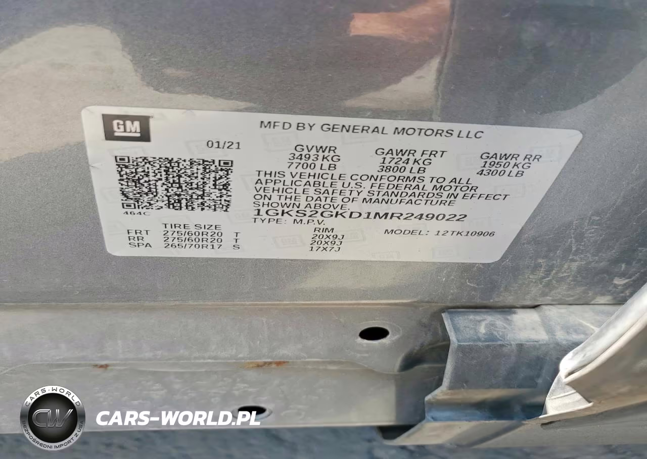 2021 GMC Yukon Xl K1500 Slt VIN:1GKS2GKD1MR249022 - 13