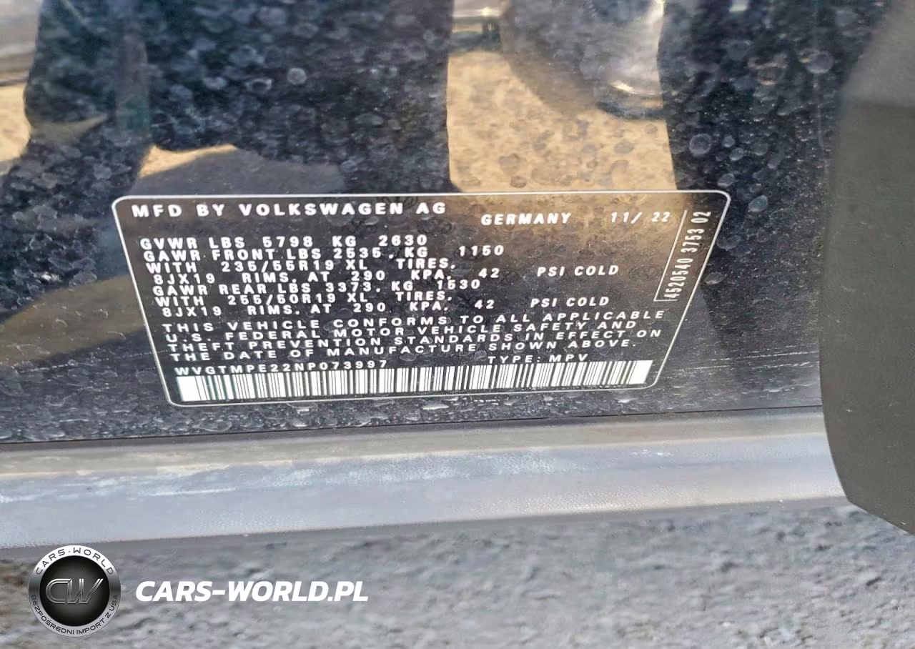 2022 Volkswagen Id.4 Pro S VIN:WVGTMPE22NP073997 - 12