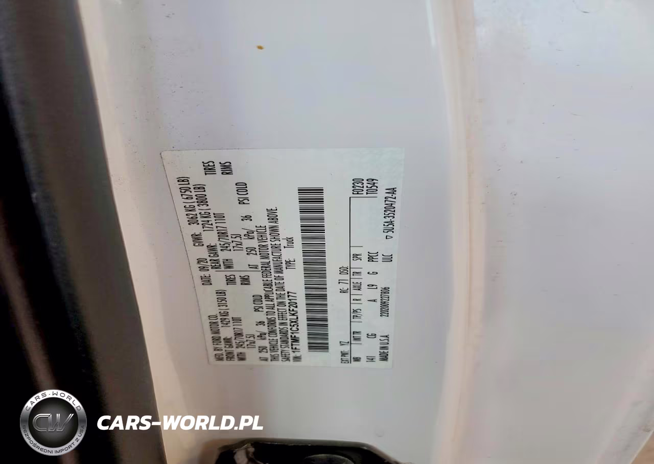2020 Ford F150 VIN:1FTMF1C5XLKF20177 - 12