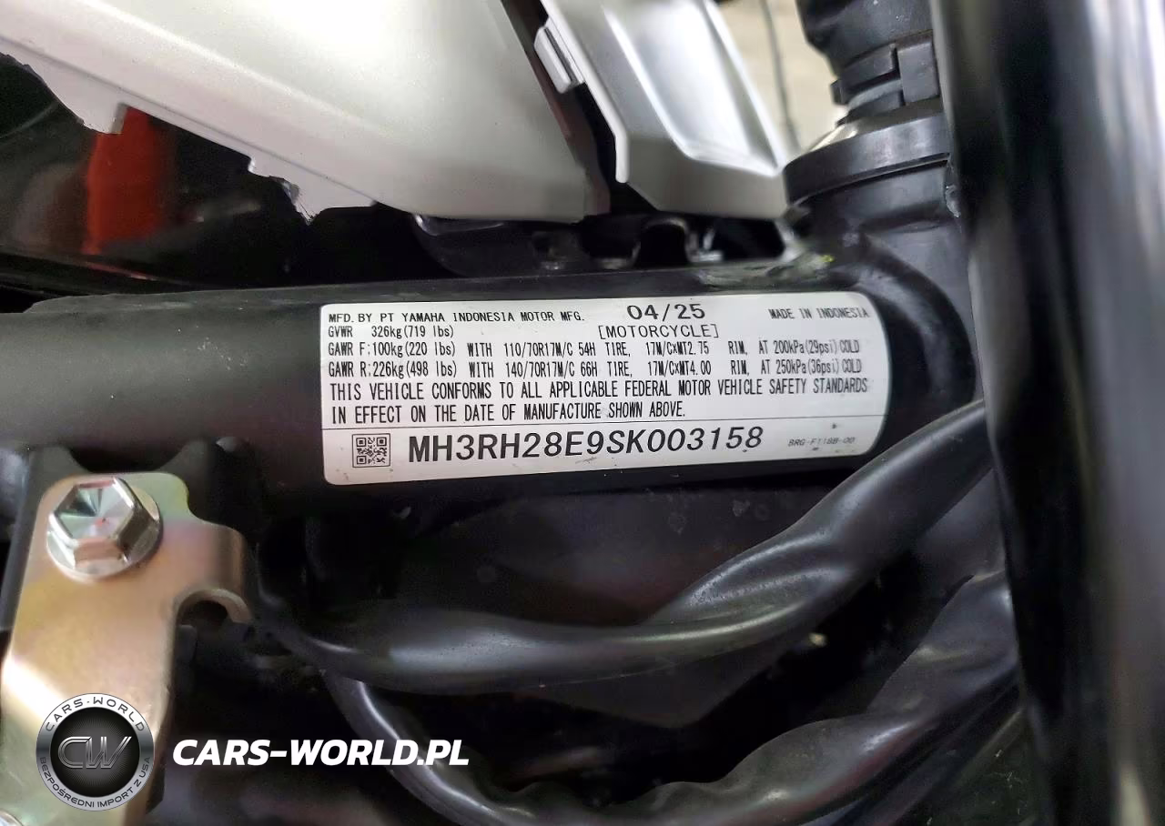 2025 Yamaha Mtn320 A VIN:MH3RH28E9SK003158 - 10