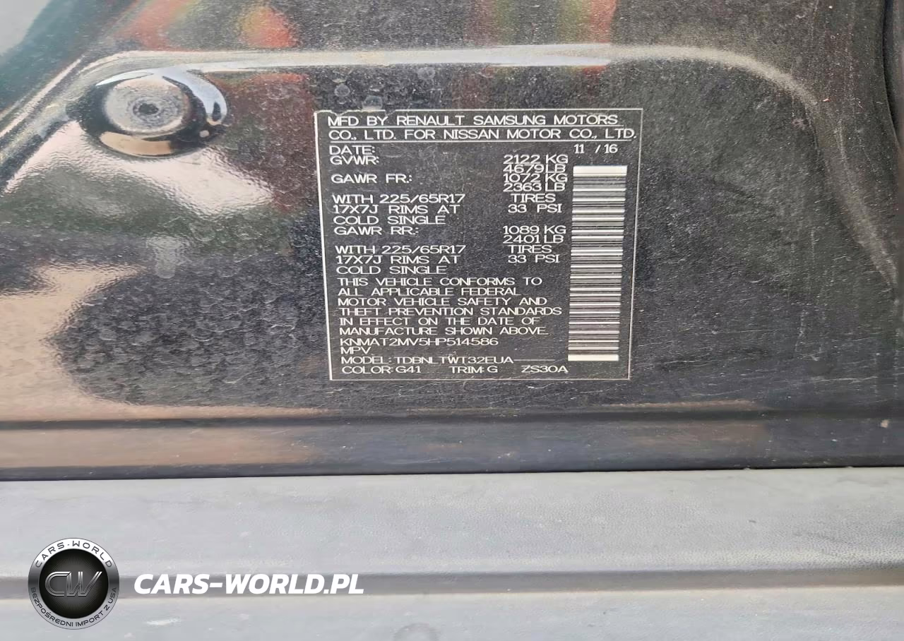 2017 Nissan Rogue Sv VIN:KNMAT2MV5HP514586 - 12