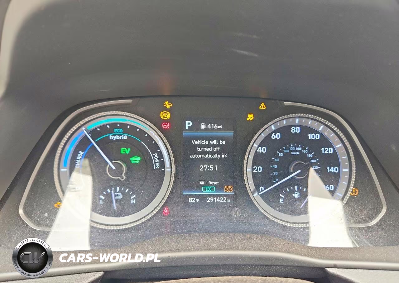 2021 Hyundai Sonata Hybrid Blue VIN:KMHL24JJ3MA020745 - 9