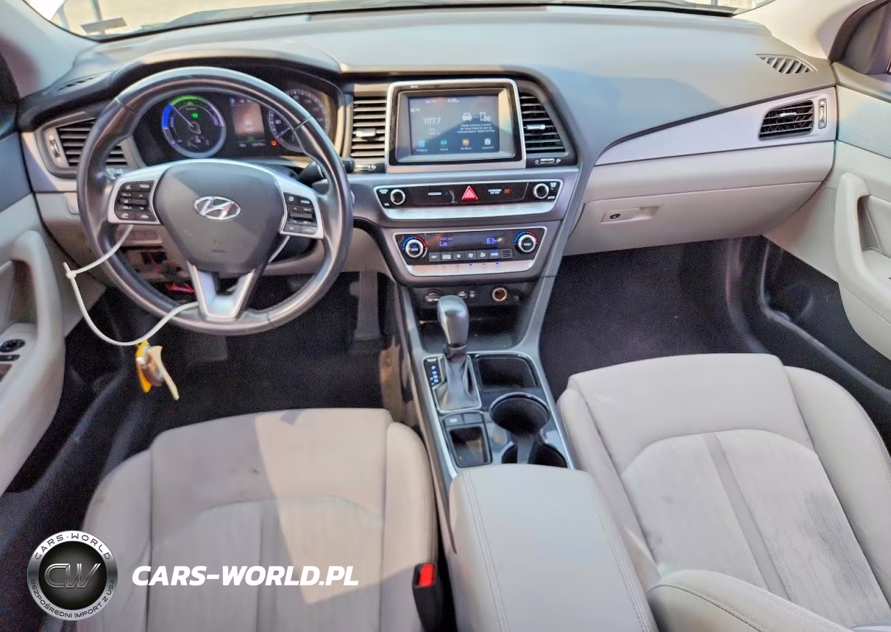 2019 Hyundai Sonata Hybrid Se VIN:KMHE24L32KA090581 - 8