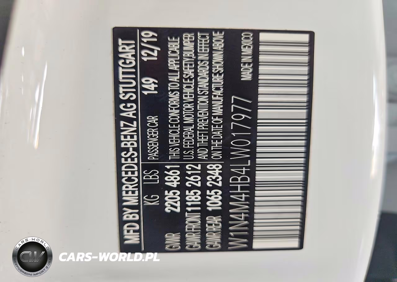 2020 Mercedes-Benz Glb 250 4Matic VIN:W1N4M4HB4LW017977 - 12
