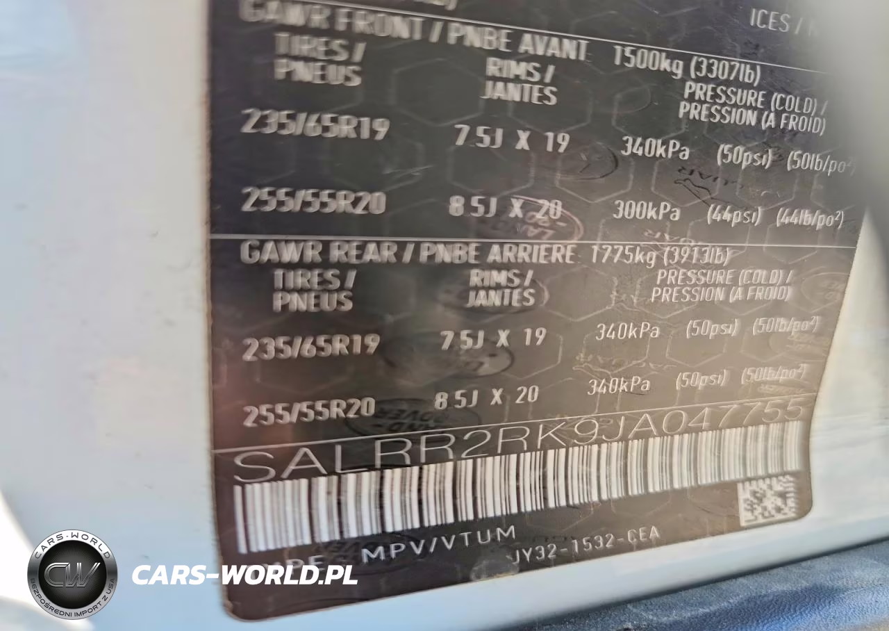 2018 Land Rover Discovery Hse VIN:SALRR2RK9JA047755 - 12
