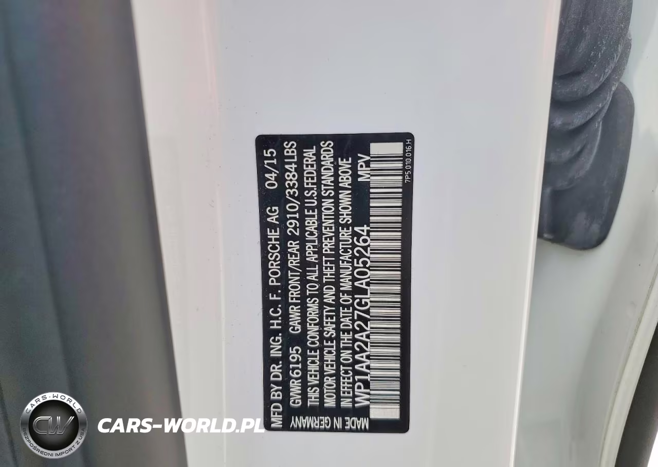 2016 Porsche Cayenne VIN:WP1AA2A27GLA05264 - 13