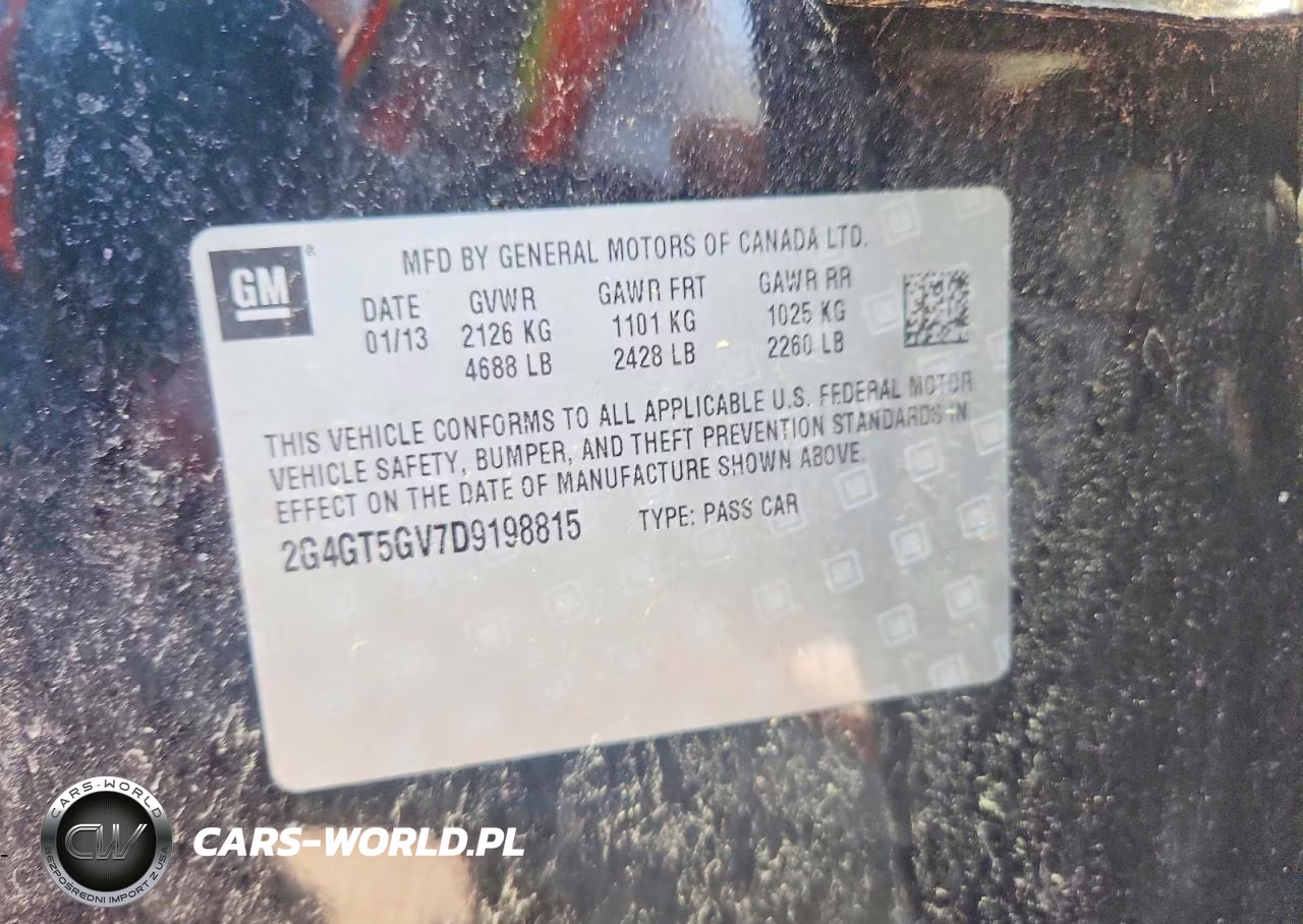 2013 Buick Regal Premium VIN:2G4GT5GV7D9198815 - 12