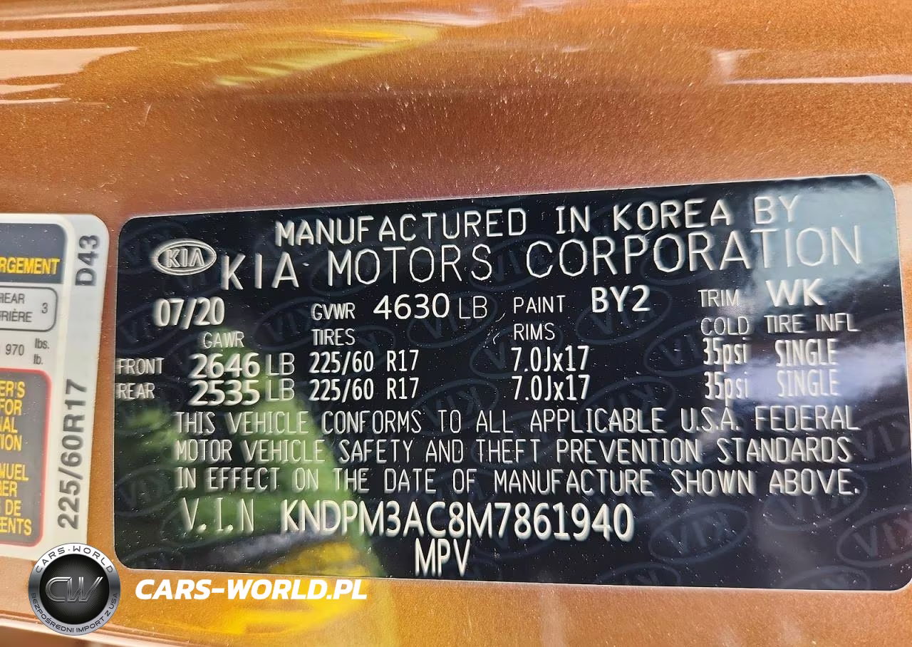 2021 Kia Sportage VIN:KNDPM3AC8M7861940 - 13