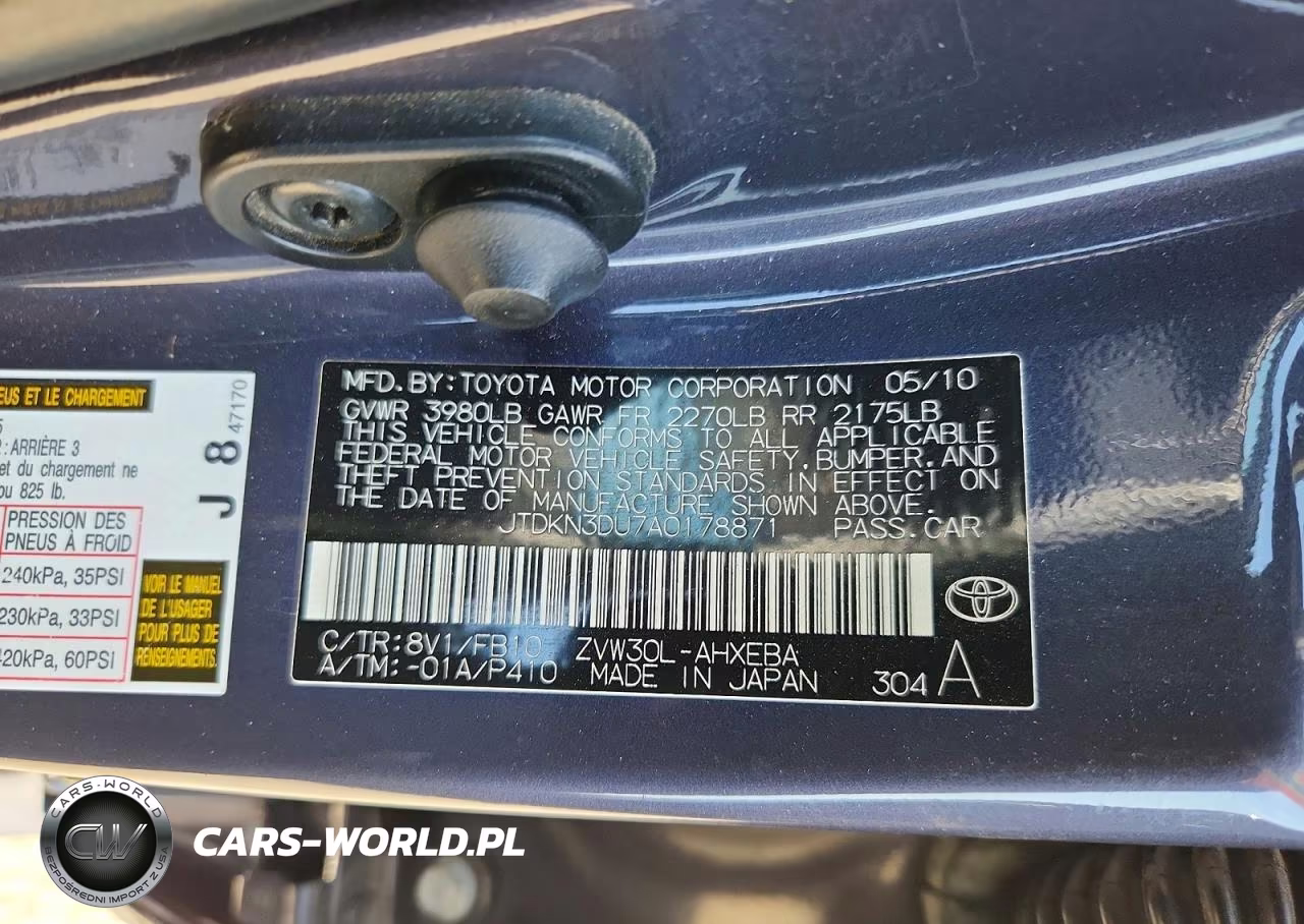2010 Toyota Prius Ii VIN:JTDKN3DU7A0178871 - 12