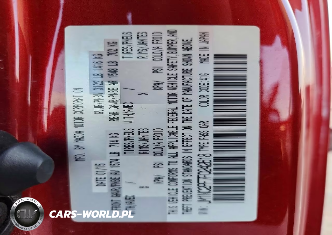 2015 Mazda Mx-5 Miata Grand Touring VIN:JM1NC2PF7F0242618 - 12