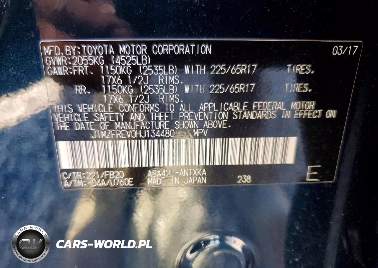 2017 Toyota Rav4 Le VIN:JTMZFREV0HJ134480 - 12