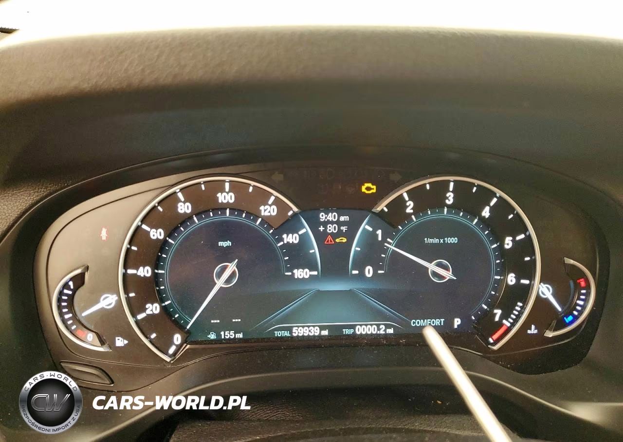 2019 BMW X3 xDrive30I VIN:5UXTR9C5XKLE12556 - 9