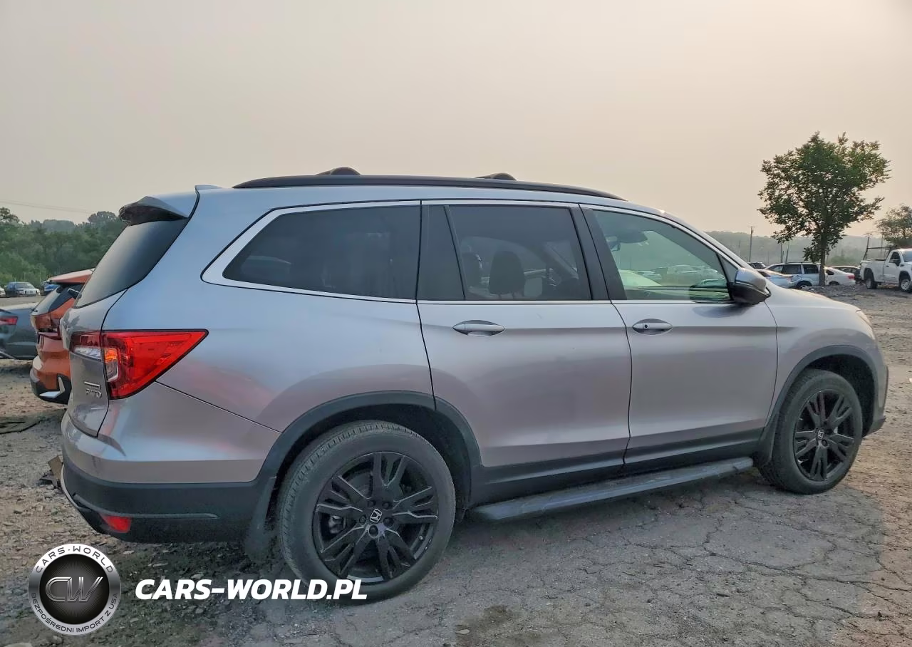 2021 Honda Pilot Se VIN:5FNYF6H24MB020334 - 3