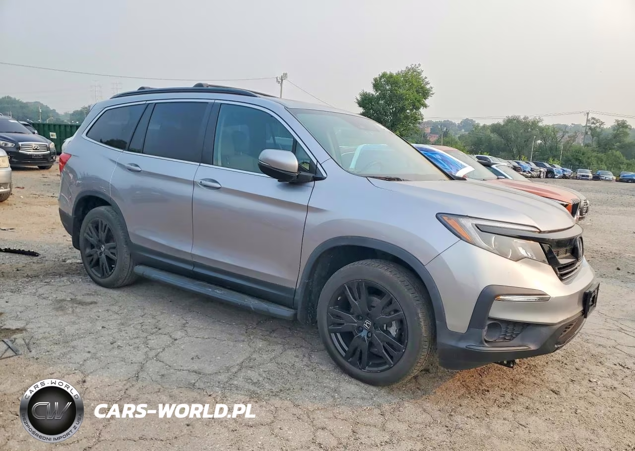 2021 Honda Pilot Se VIN:5FNYF6H24MB020334 - 4