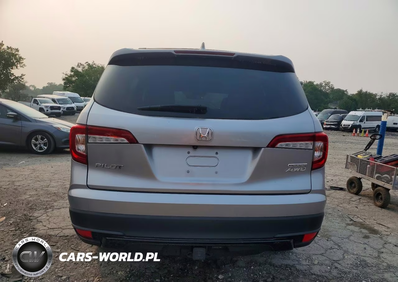 2021 Honda Pilot Se VIN:5FNYF6H24MB020334 - 6