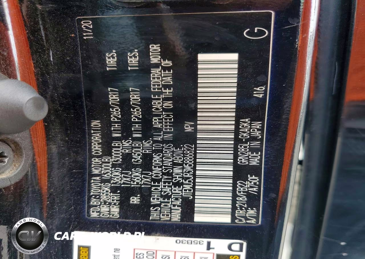 2021 Toyota 4Runner Sr5 VIN:JTEMU5JR3M5886822 - 13