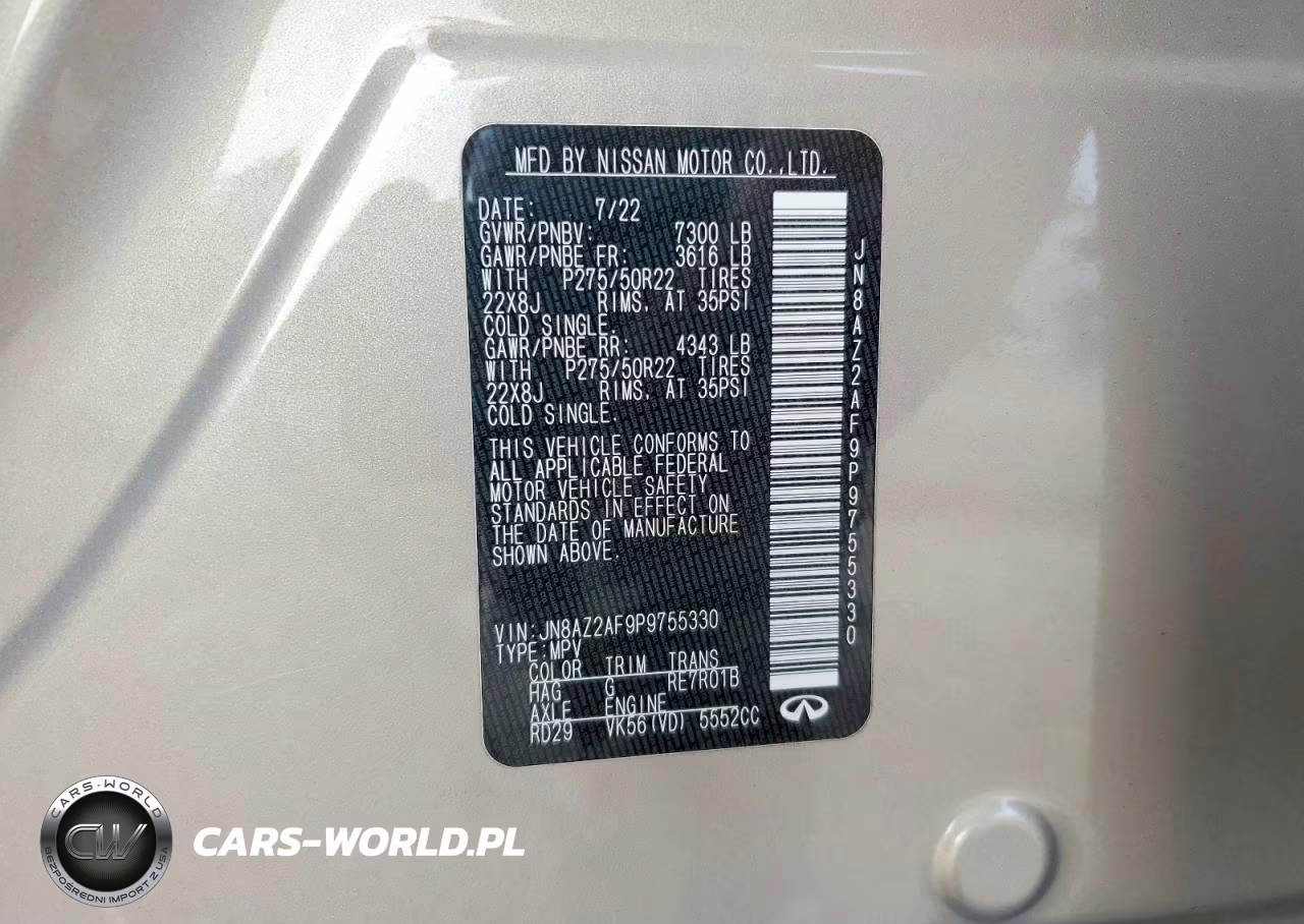 2023 Infiniti Qx80 Premium Select VIN:JN8AZ2AF9P9755330 - 13