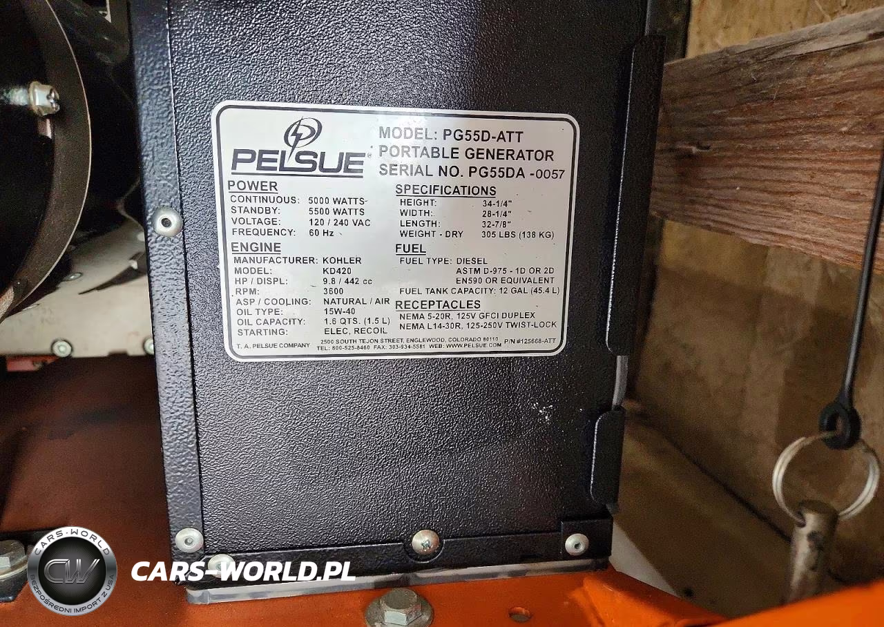2012 Pelsue Pg55D-Att Generator VIN:PG55DA0057 - 10