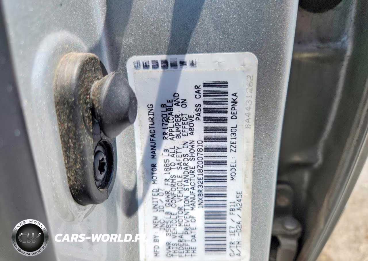 2008 Toyota Corolla Le VIN:1NXBR32E18Z007810 - 12