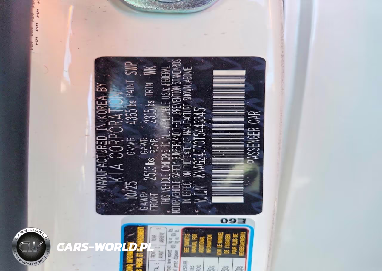 2026 Kia K5 Lxs VIN:KNAG24J70T5443345 - 12