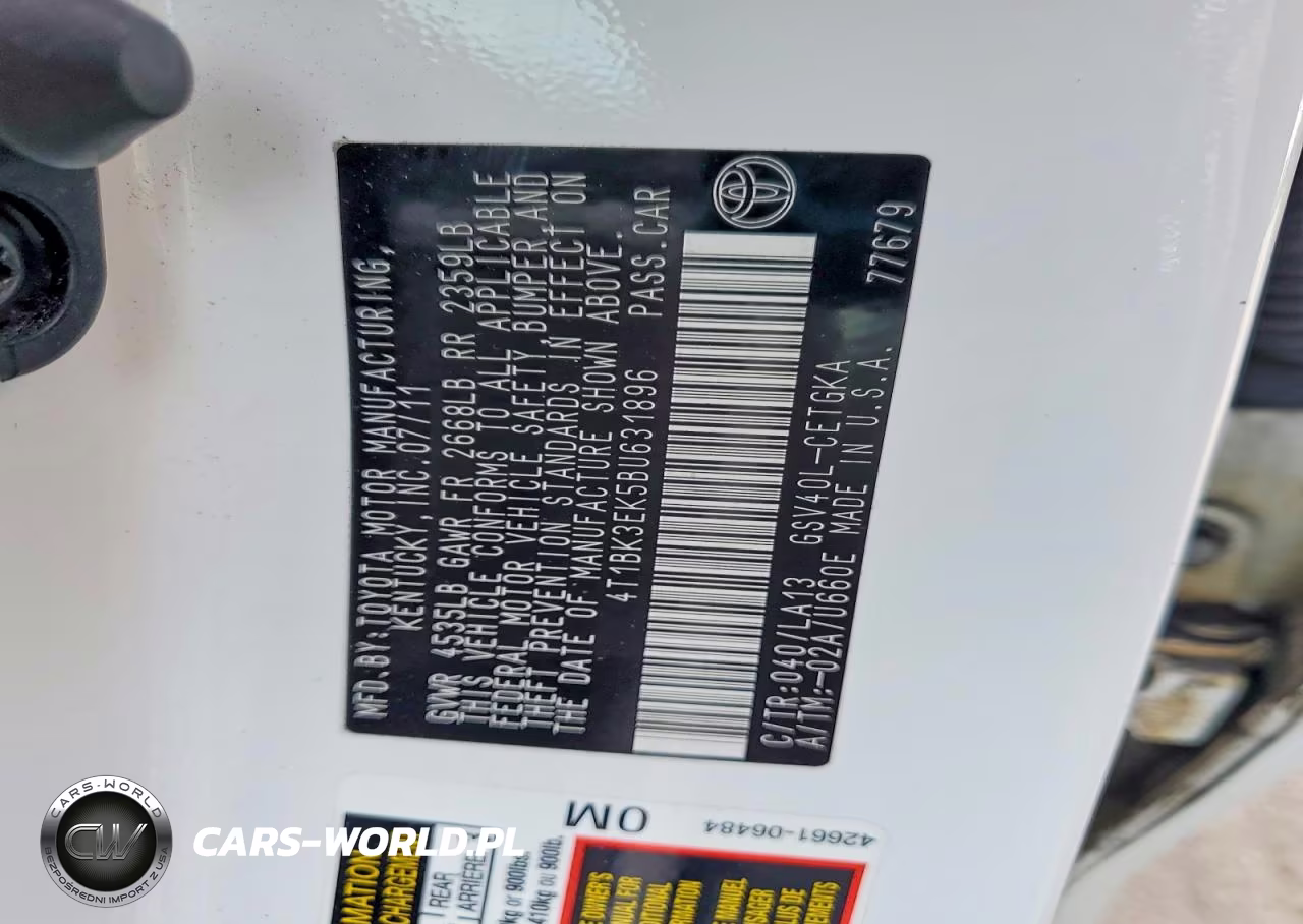 2011 Toyota Camry Le V6 VIN:4T1BK3EK5BU631896 - 12