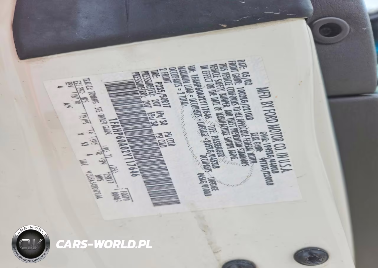 2002 Ford Thunderbird VIN:1FAHP60A02Y117646 - 13