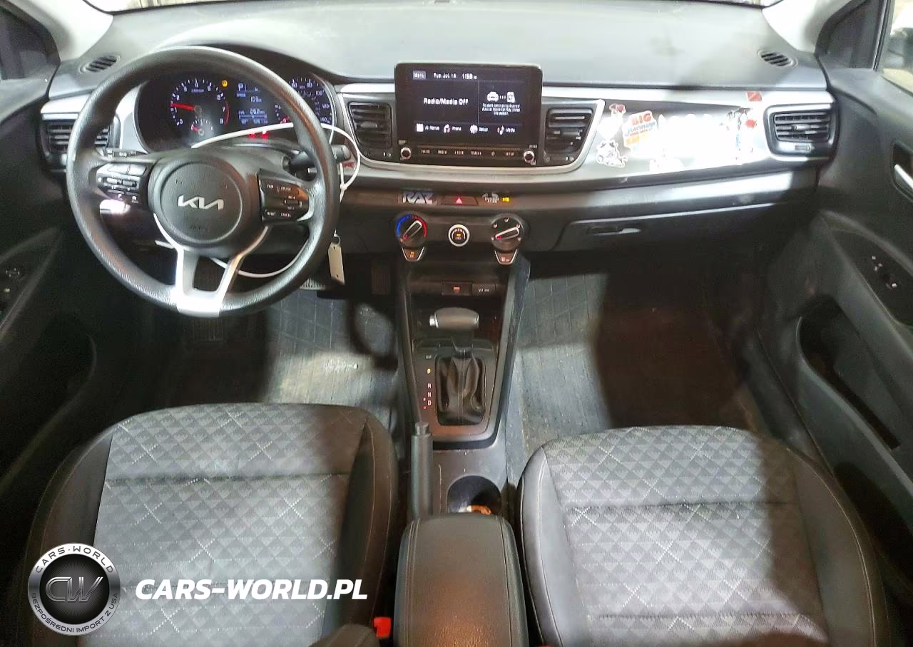 2022 Kia Rio S VIN:3KPA24AD4NE496457 - 8