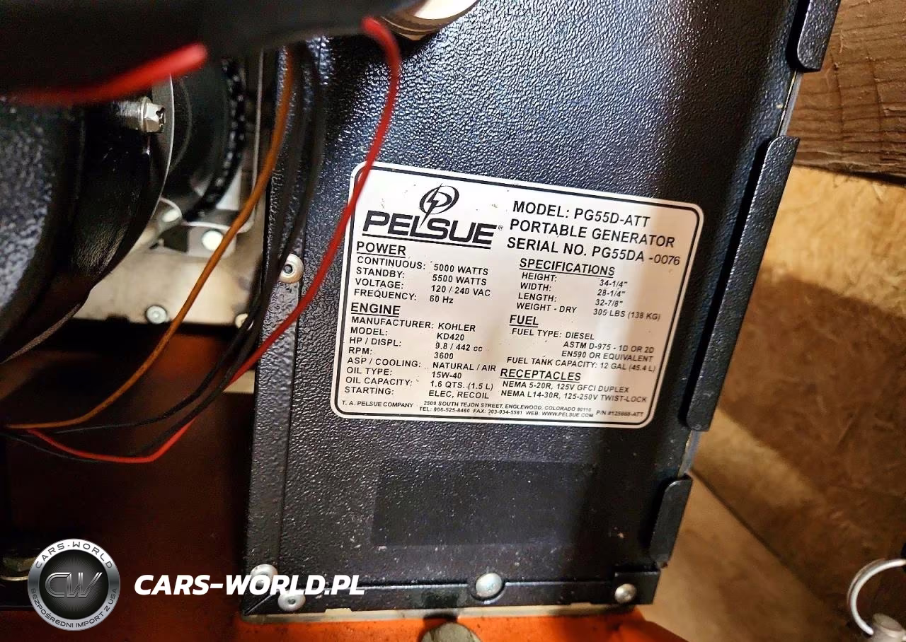 2012 Pelsue Pg55D-Att Generator VIN:PG55DA0076 - 10