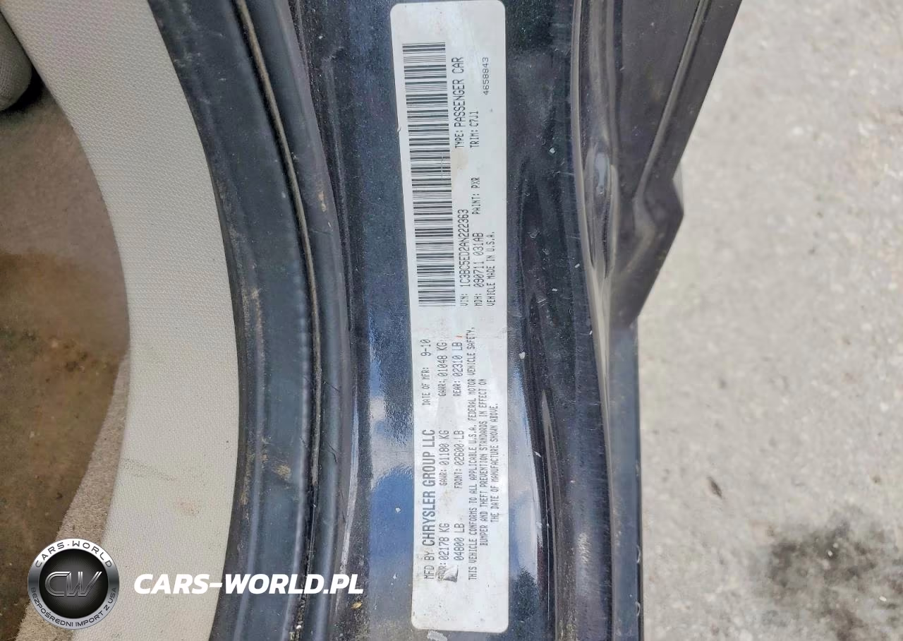 2010 Chrysler Sebring Touring VIN:1C3BC5ED2AN222363 - 13